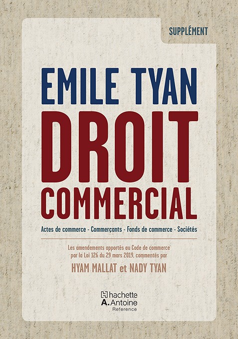 Droit Commercial - Supplément 